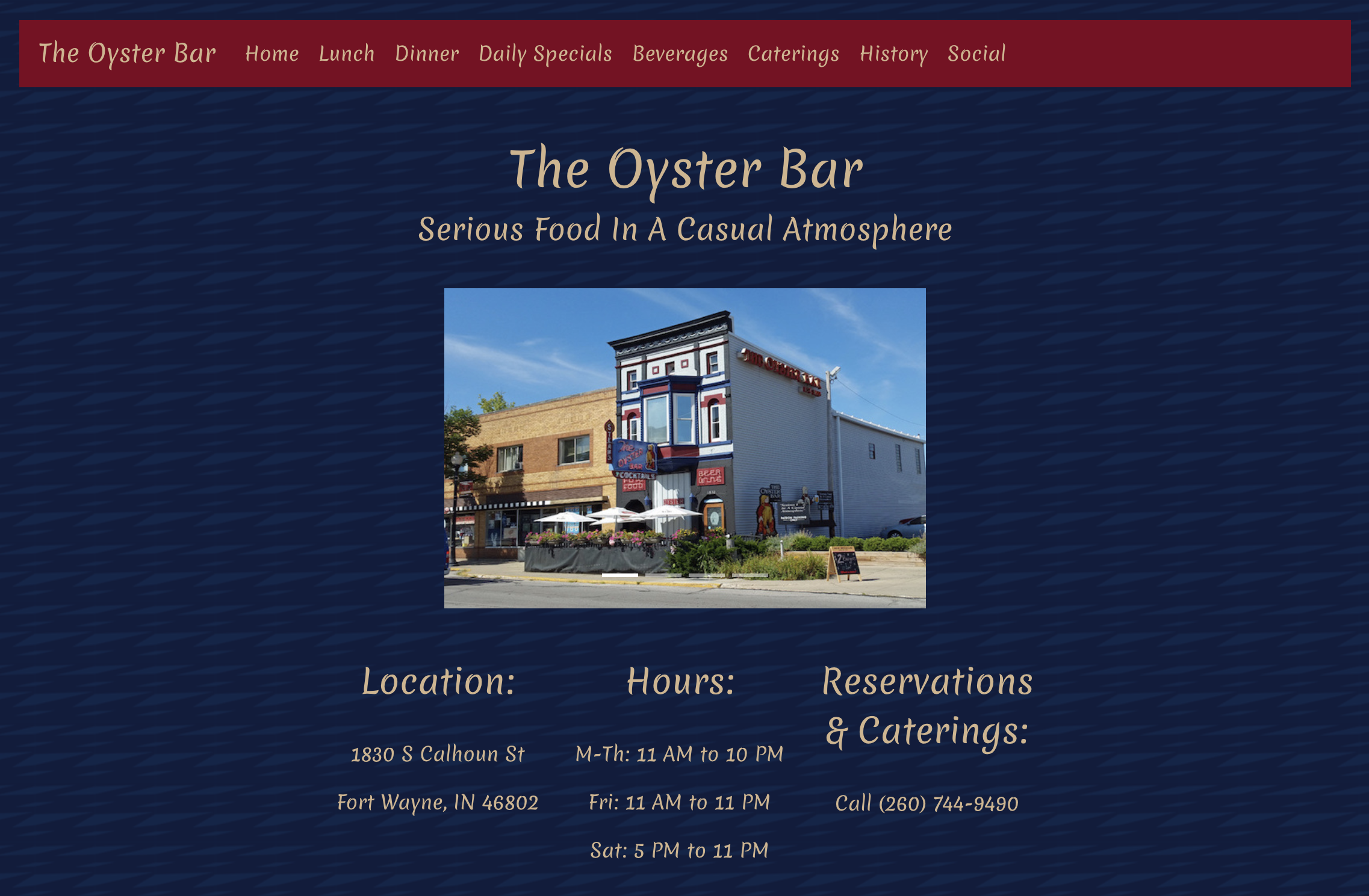 trent oyster bar website
